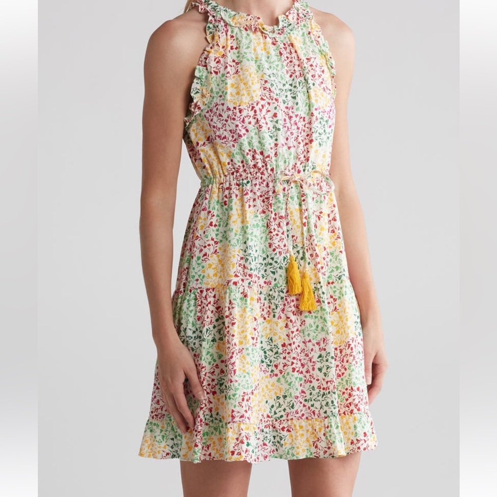 Donna Morgan Floral Print Mini Dress